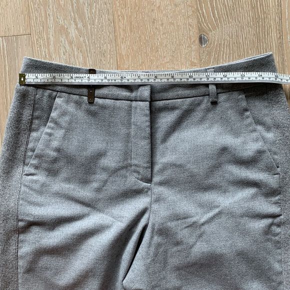 Peserico Side Stripe Rib Cuff 28" Trouser Grey Sz42 - Picture 9 of 11